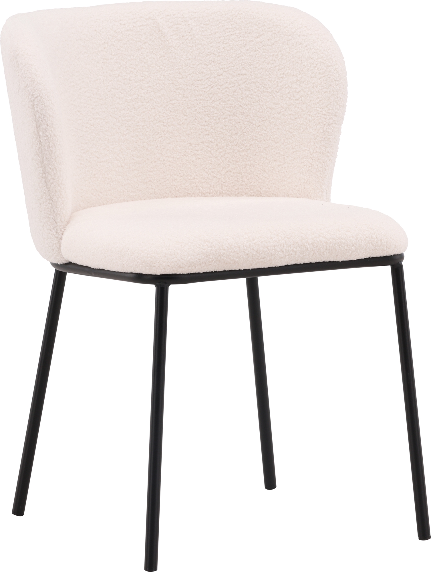 Edina matstol - Svart/vit