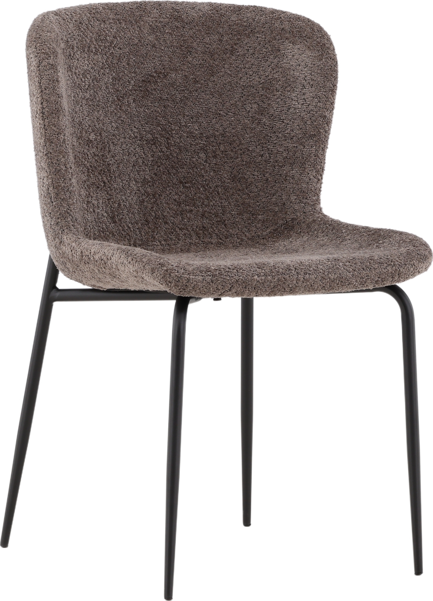 Modesto matstol - Brun boucle