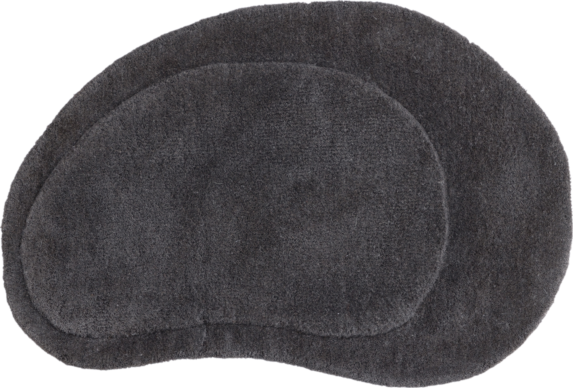 Sten matta 50 x 75 cm - M�rkgr�