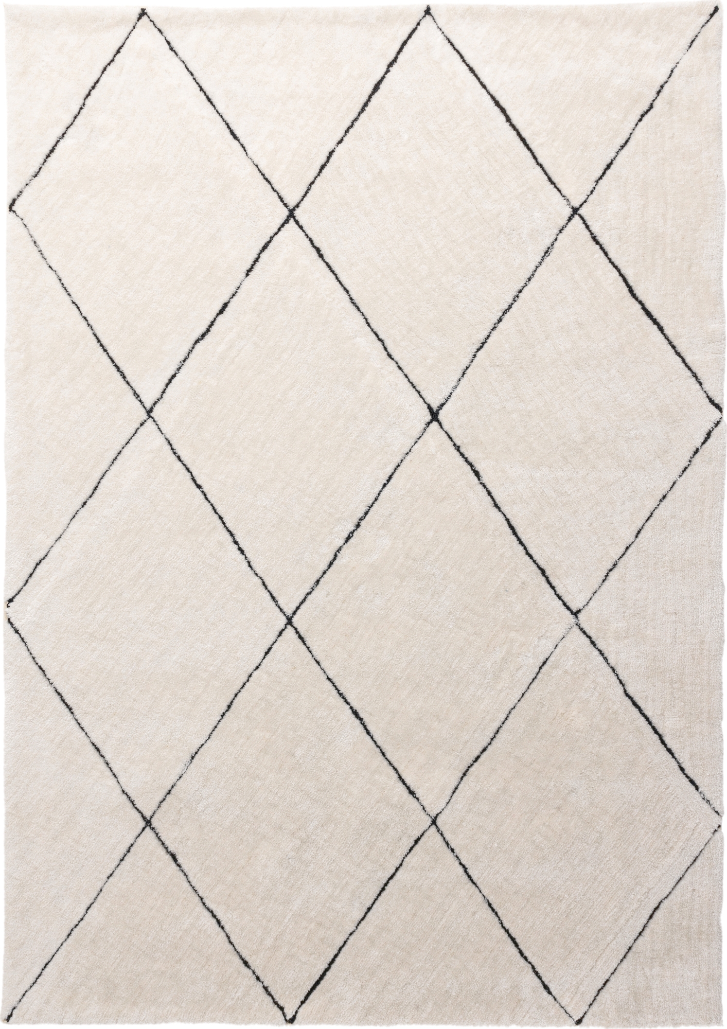 Patrik vloerkleed - Zwart/wit Patrik vloerkleed - Zwart/wit