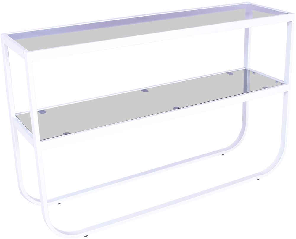 Korsbacken konsolbord - Vit/gr