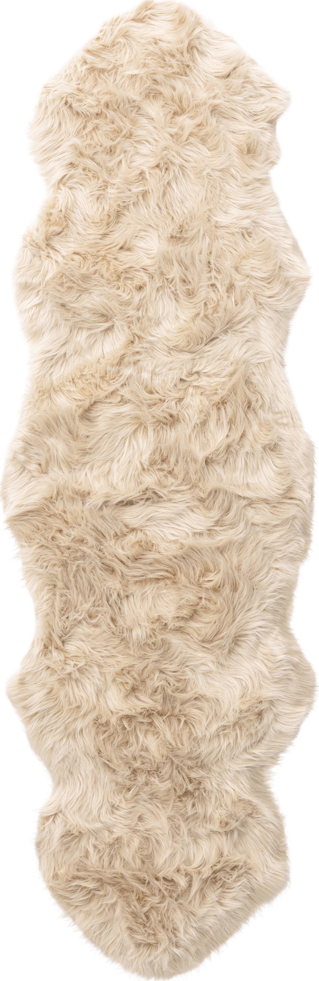 Katy fäll 180 x 55 cm - Beige fuskpäls Katy fäll 180 x 55 cm - Beige fuskpäls