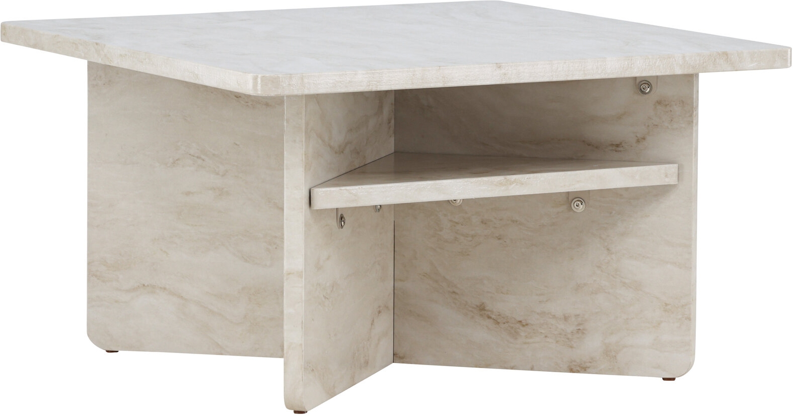 Ålesund soffbord 75 x 75 cm - Beige Ålesund soffbord 75 x 75 cm - Beige