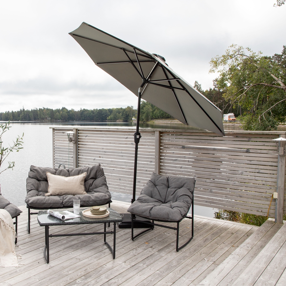 Sabal parasol - Zwart/Grijs