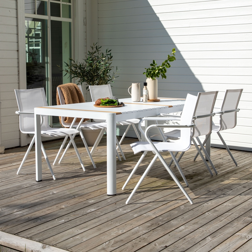 Togo matbord 200 x 100 cm - Vit