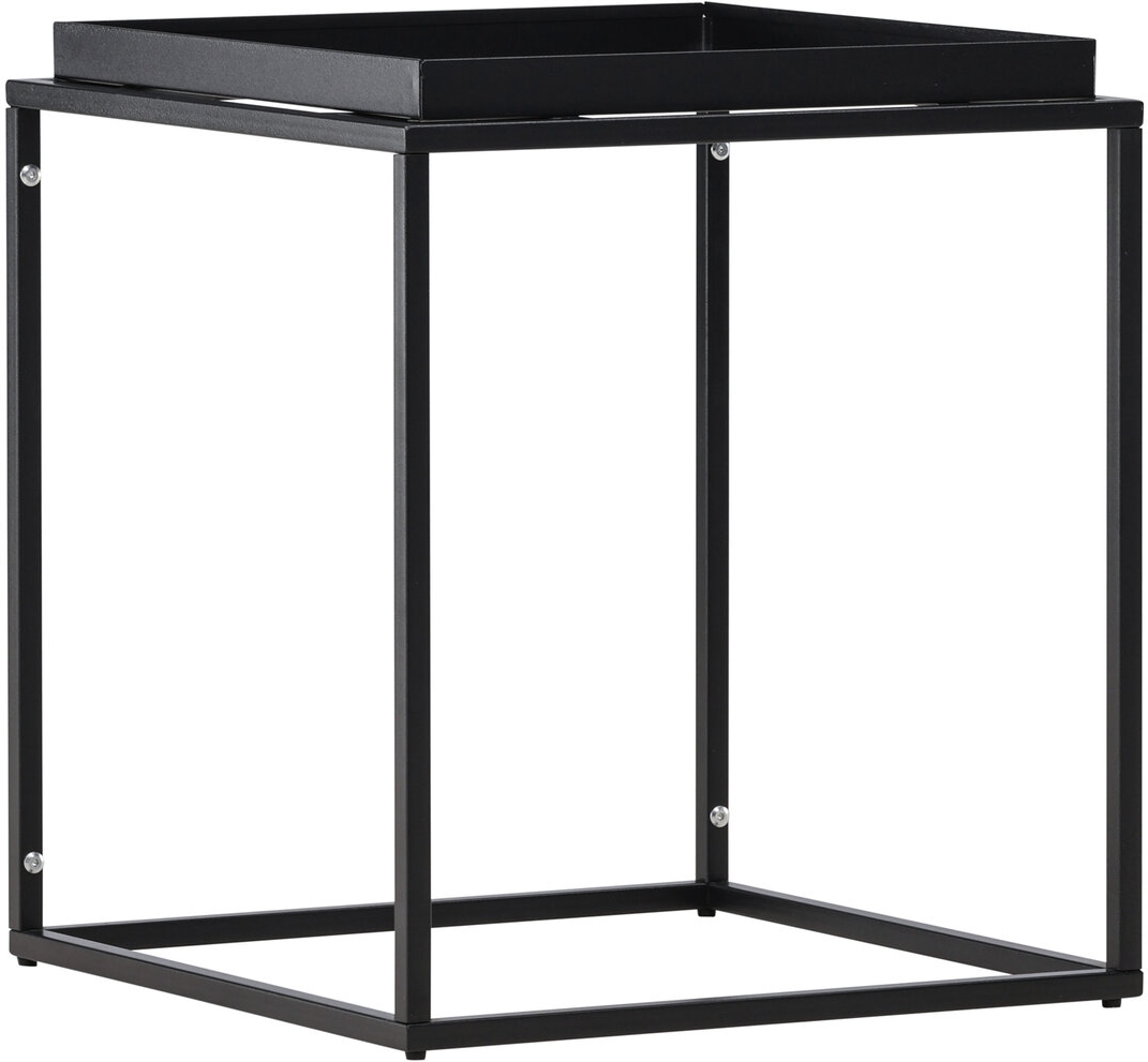 Porto sidobord 45 x 45 cm - Svart Porto sidobord 45 x 45 cm - Svart