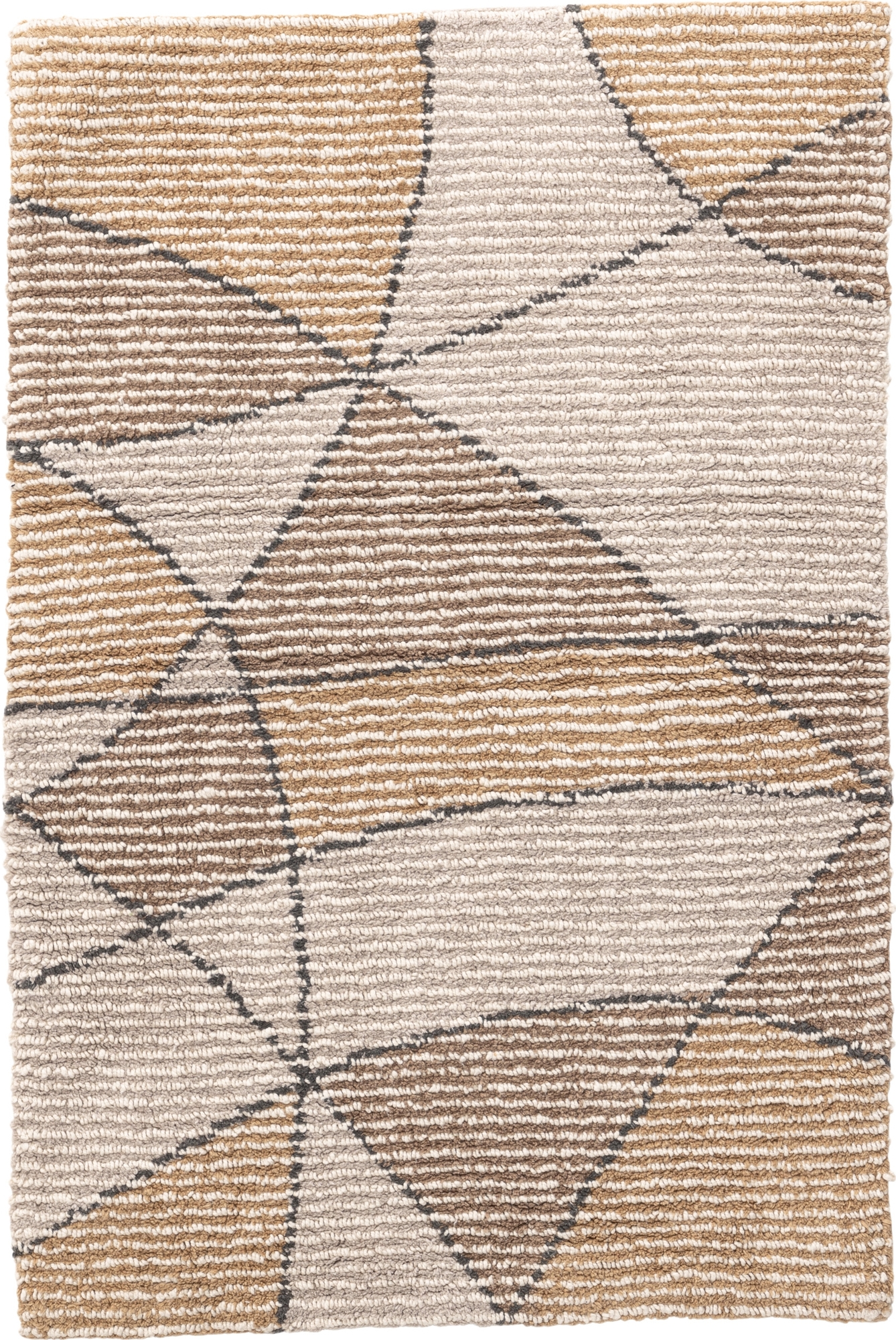 Loui matta 60x90 cm - Grå/brun Loui matta 60x90 cm - Grå/brun