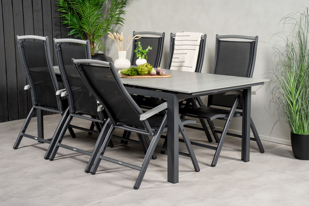 Levels matbord 229 x 100 cm - Svart/Grå Levels matbord 229 x 100 cm - Svart/Grå