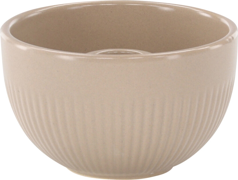 Chique kandelaar 9 x 6 cm - Beige