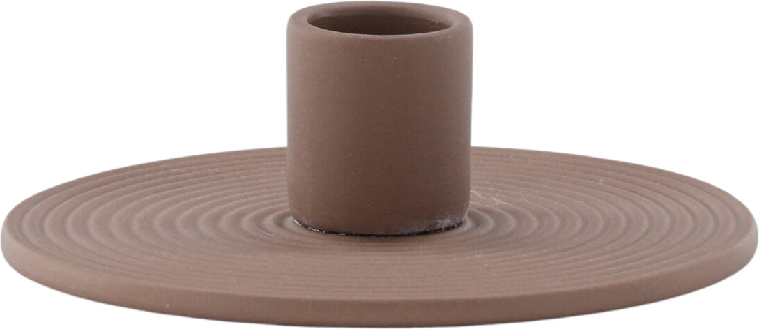 Dia kandelaar 12 x 4 cm - Bruin Dia kandelaar 12 x 4 cm - Bruin