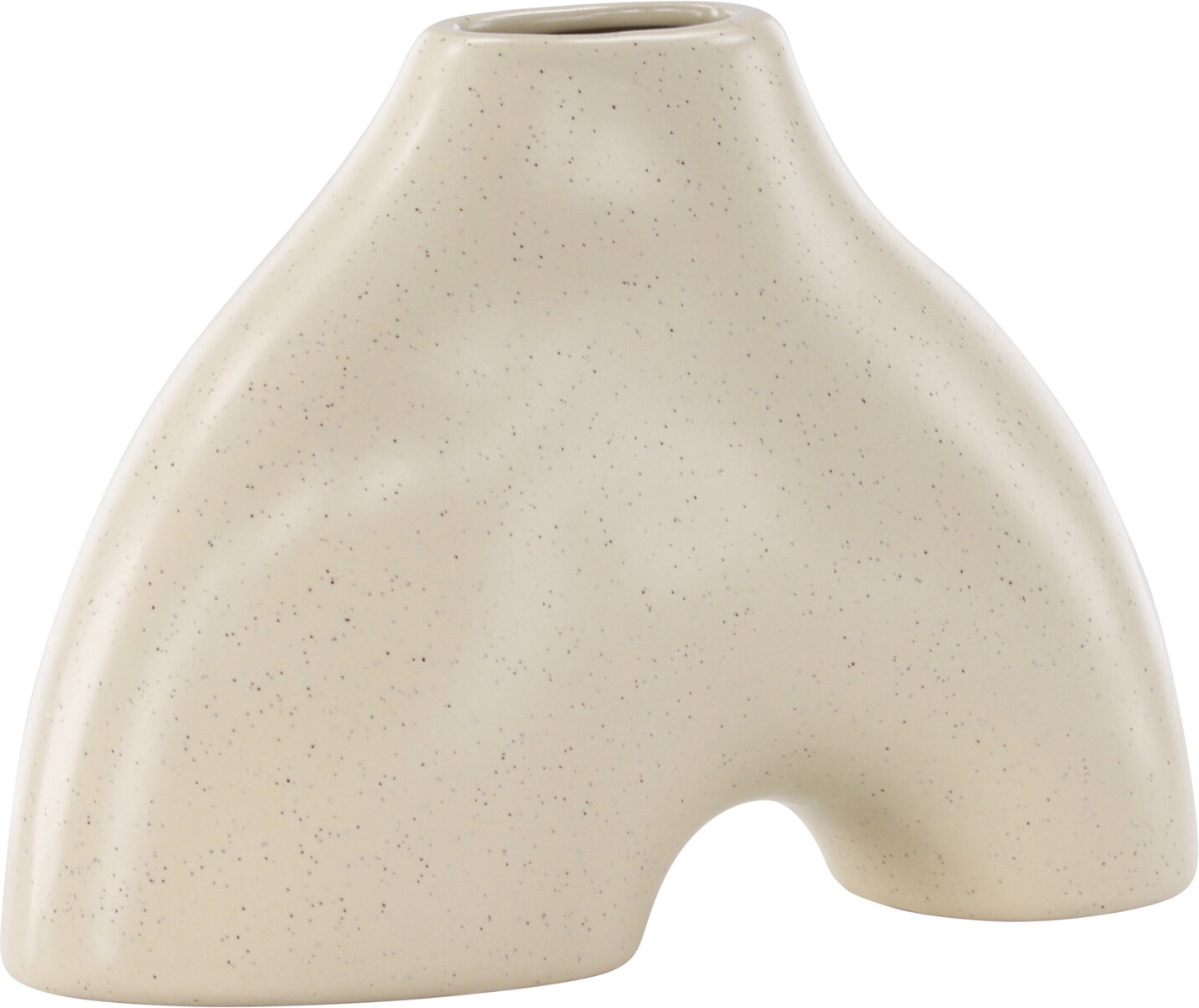 Kento kandelaar - Beige/Zwart