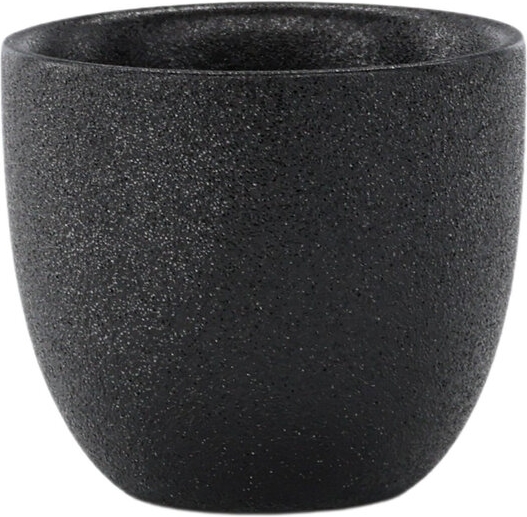 Wabi sabi eierdopje - Zwart