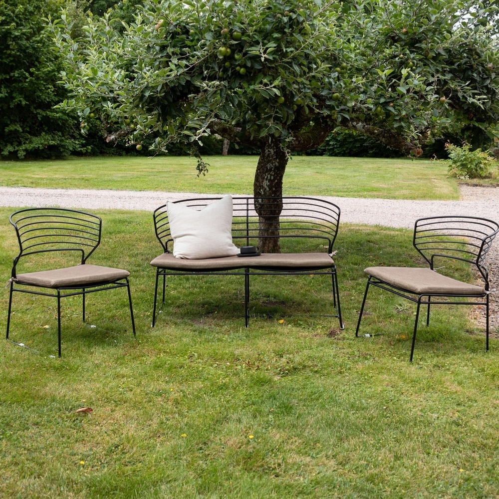 Milano bankgroep - Zwart/Zandbeige