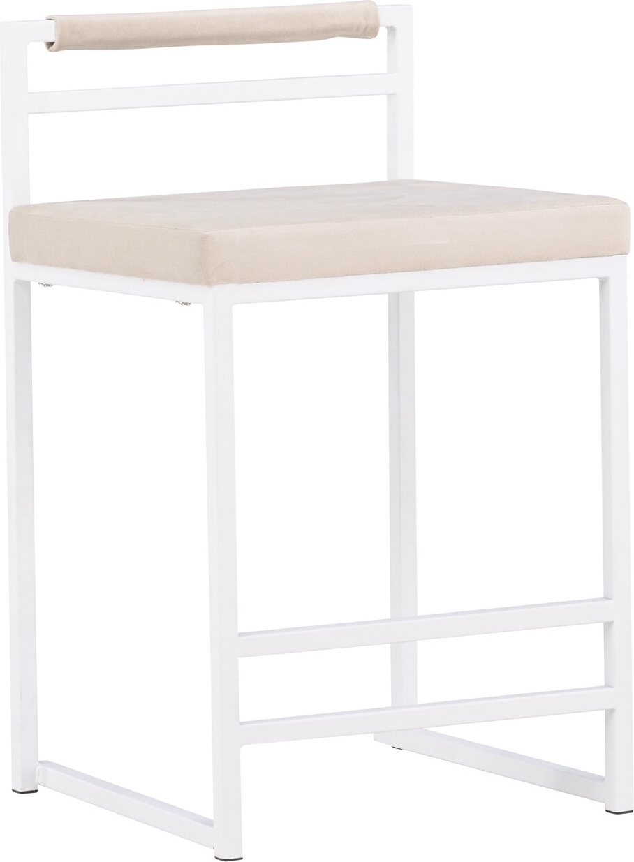 Opelika barstol - Beige/vit Opelika barstol - Beige/vit