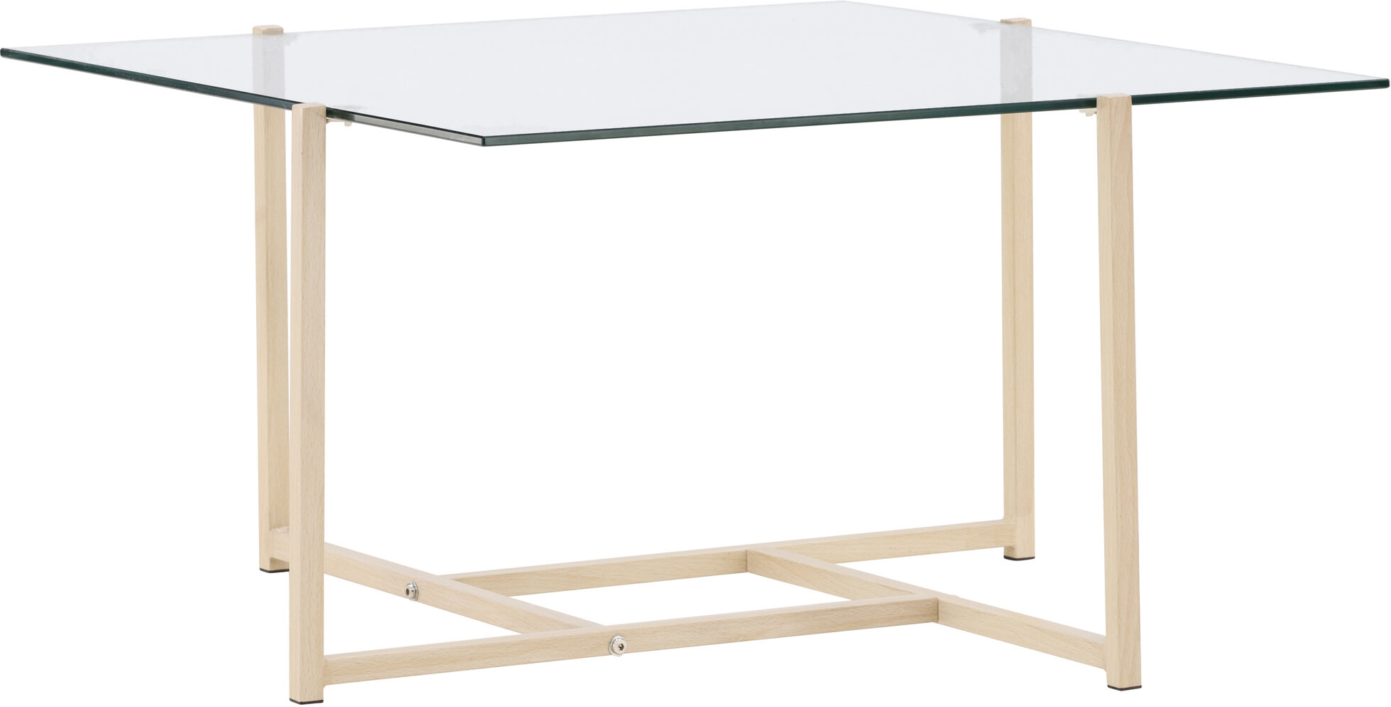 Hybrid soffbord 80 x 80 cm - Whitewash