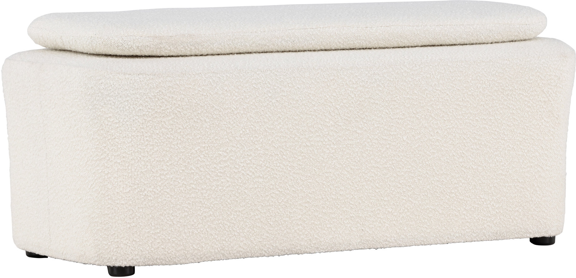 Laurel sittpuff - Vit boucle Laurel sittpuff - Vit boucle