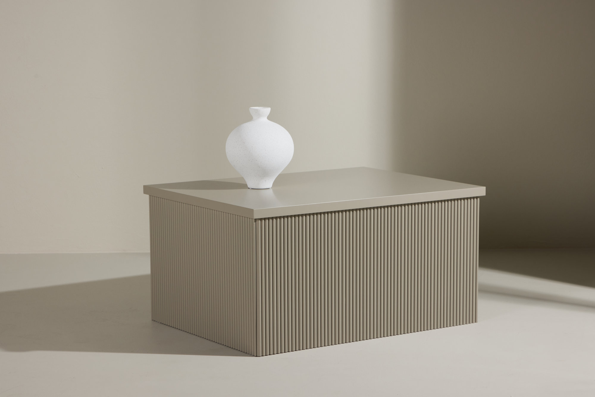 Lenox sidobord 60x80 - Beige