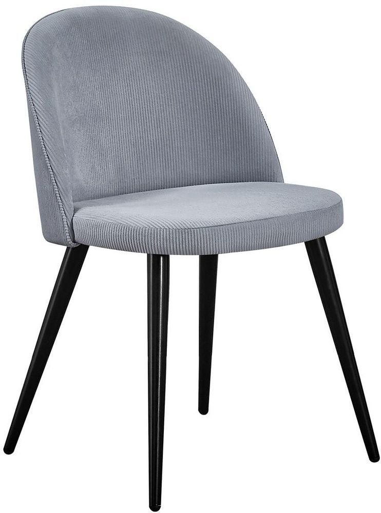 Alice matstol - Svart/ljusgrå manchester Alice matstol - Svart/ljusgrå manchester