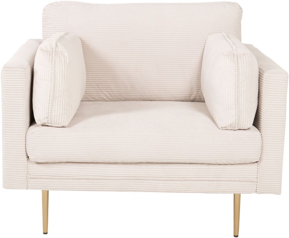 Savanna fåtölj - Ljusgrå manchester/mässing Savanna fåtölj - Ljusgrå manchester/mässing