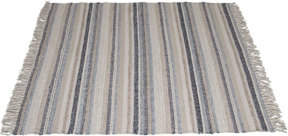 Anna ullmatta - Beige/bl ull