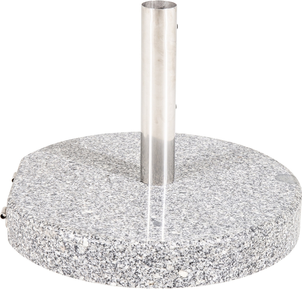 Stathera parasollfot �50 cm - Gr�/Silver