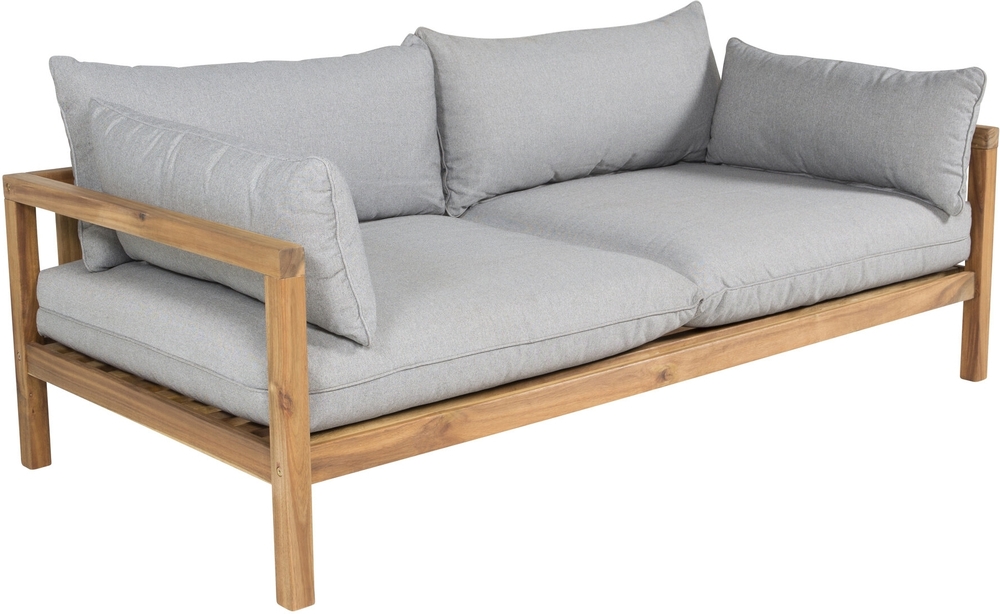 Marion 2-sits soffa - Grå/Natur Marion 2-sits soffa - Grå/Natur