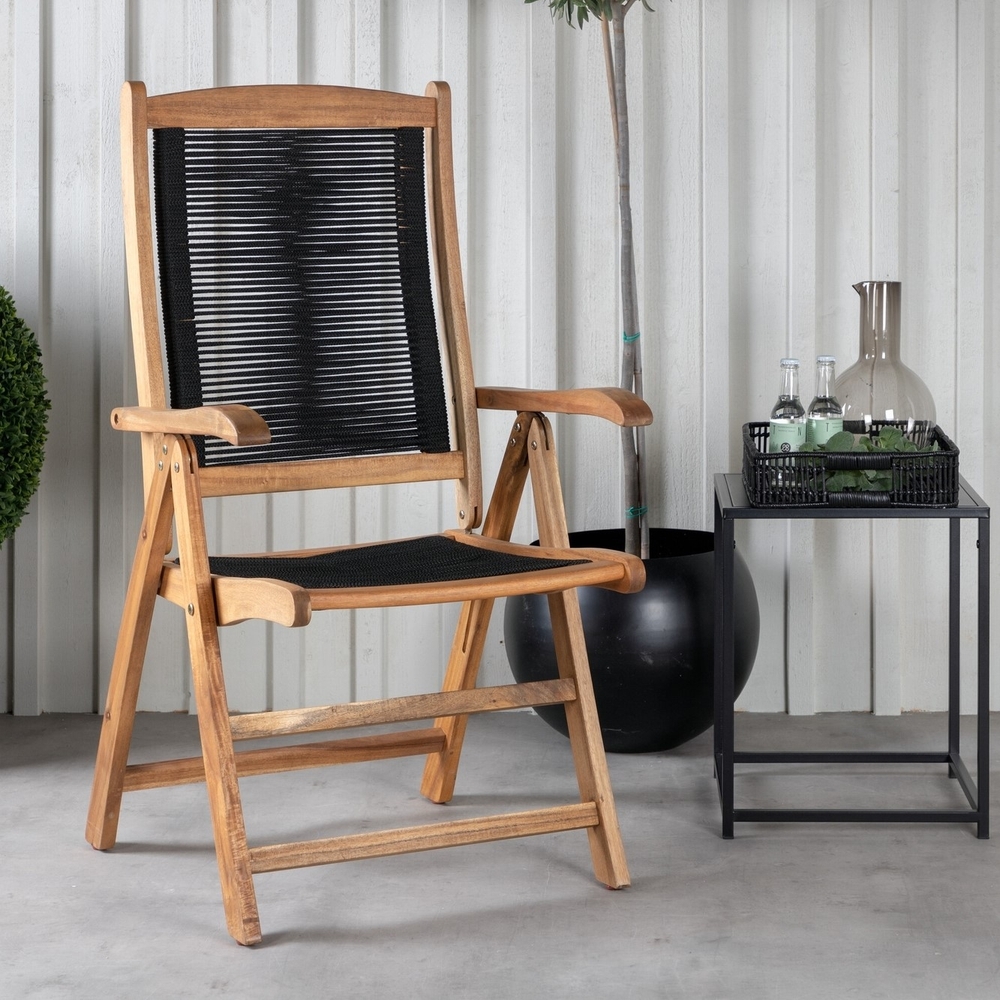 Peter positionsstol - Svart/Natur