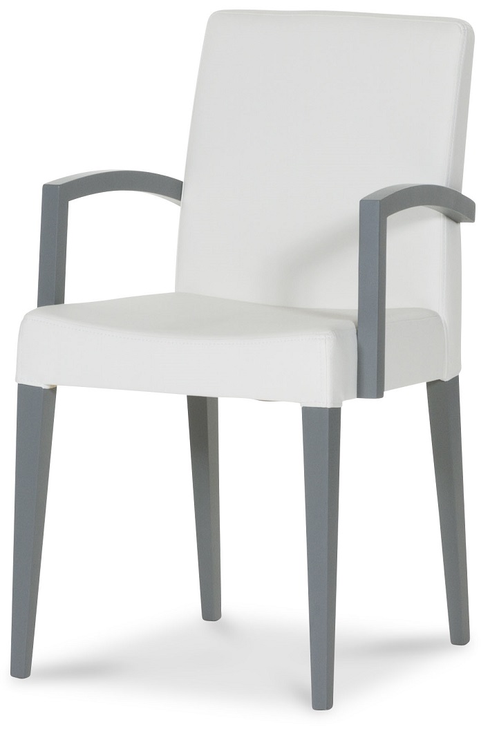 Linnen fauteuil - Donkeroranje