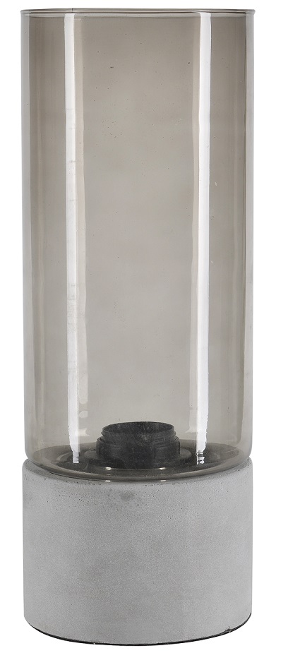 Betong bordslampa - Betong/glas Betong bordslampa - Betong/glas