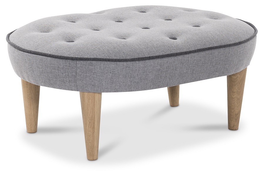 Agda voetenbank - Grijs