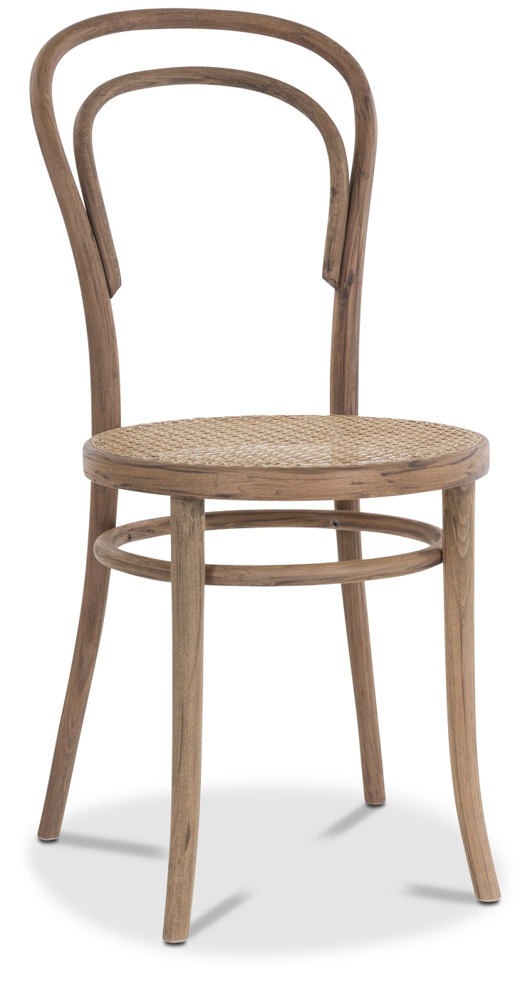 Stol med rottingsits No 14 + M�beltassar