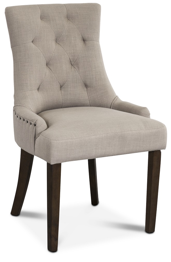 Eetkamerstoel beige/bruin - Tuva