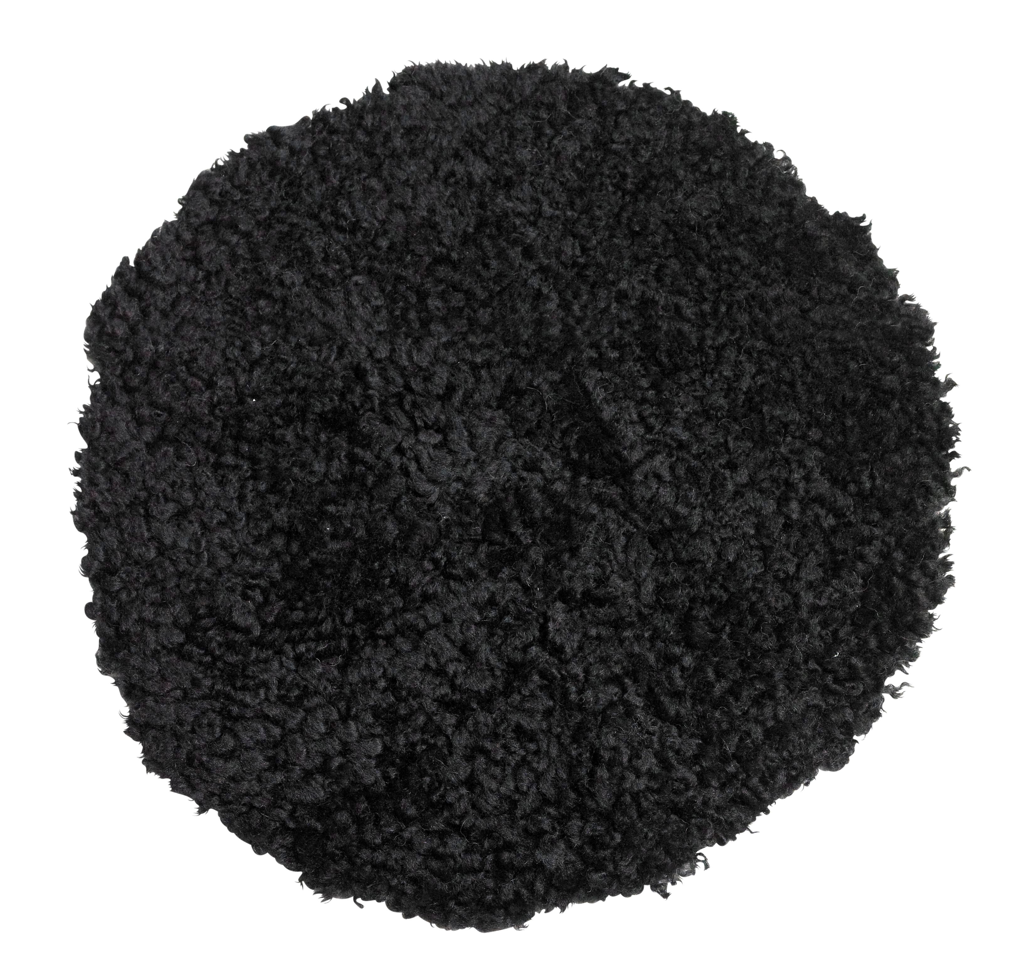 Svea stolsdyna f�rskinn - Svart