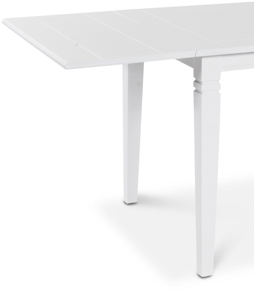 Extra plank voor eettafel Sandhamn 120x80 cm - Wit