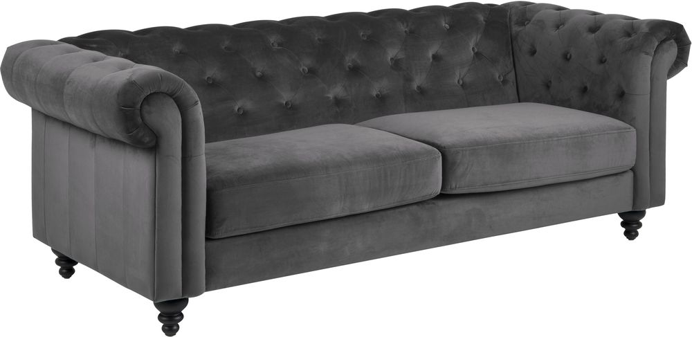 Akron 3-sits soffa - M�rkgr�