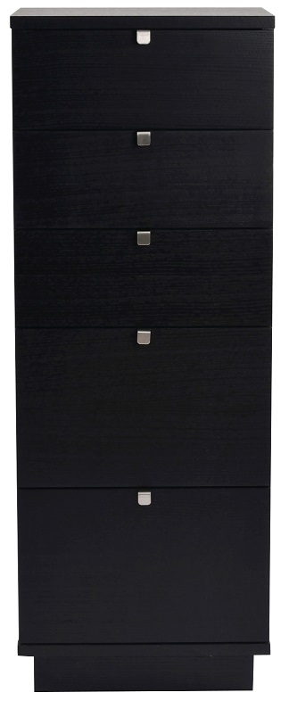 Confect byr� med 5 l�dor - Svartbetsad ek