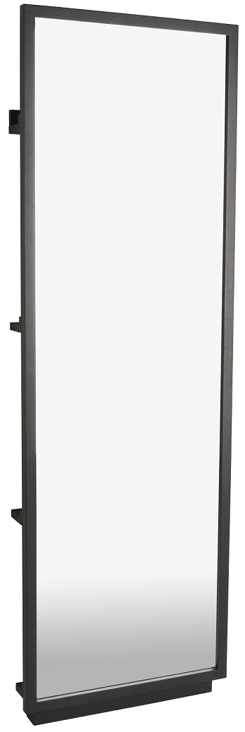 Golvspegel Confetti 185 cm - Svartbetsad ek