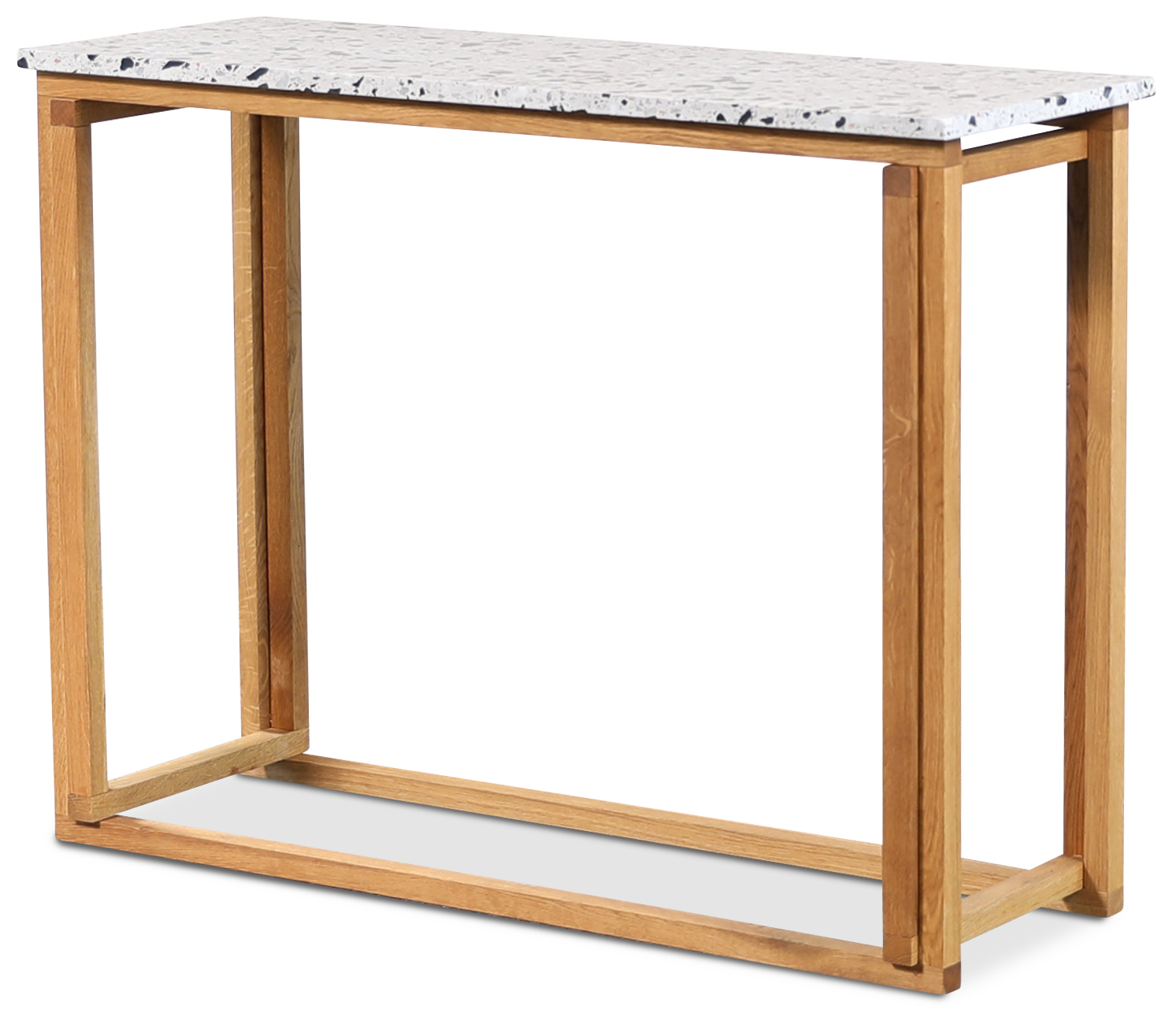 Konsolbord Ek med stenskiva 100 cm bred