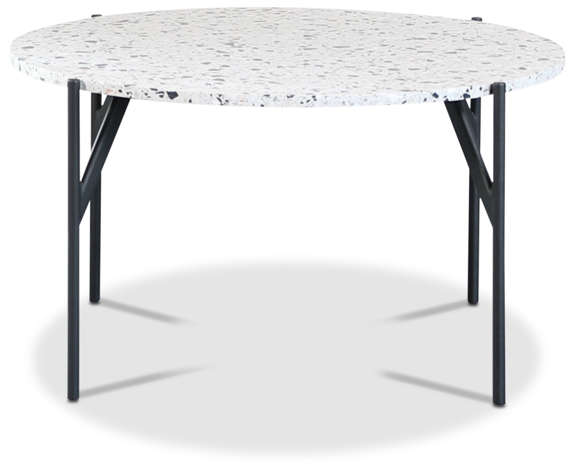 Terrazzo ronde salontafel � 80 cm - Cosmos Terrazzo & onderstel AIR