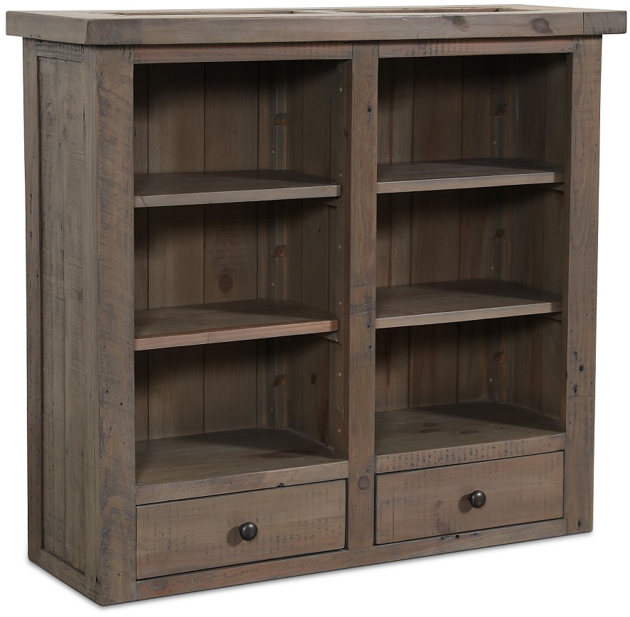 Alaska v�ggh�ngd vitrinsk�p i gr�betsad furu