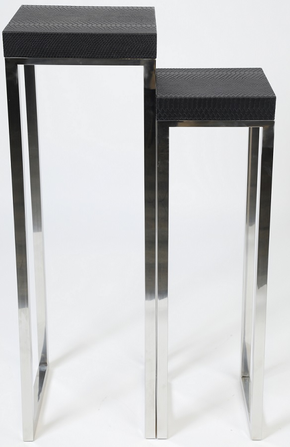 Snake Piedestal - Krom / Svart Snake Piedestal - Krom / Svart