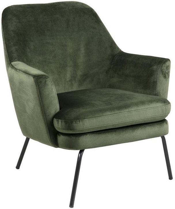 Durham fåtölj - Mörkgrön (sammet) Durham fåtölj - Mörkgrön (sammet)