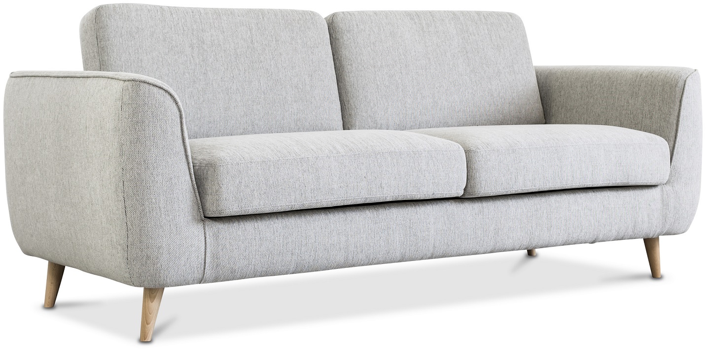 Mineola 3-sits soffa - Ljusgr�