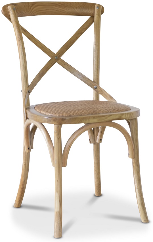 Gaston stol med rottingsits - Natur