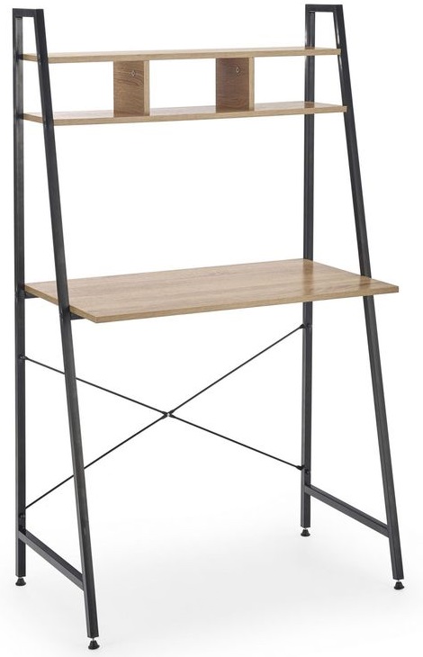 Perlie skrivbordshylla - Sonoma ek/svart Perlie skrivbordshylla - Sonoma ek/svart