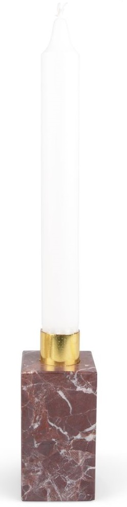 Ljusstake Helle - Marmor (röd) Ljusstake Helle - Marmor (röd)