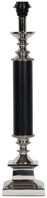 Zero lampfot H55 cm - Svart / Krom Zero lampfot H55 cm - Svart / Krom