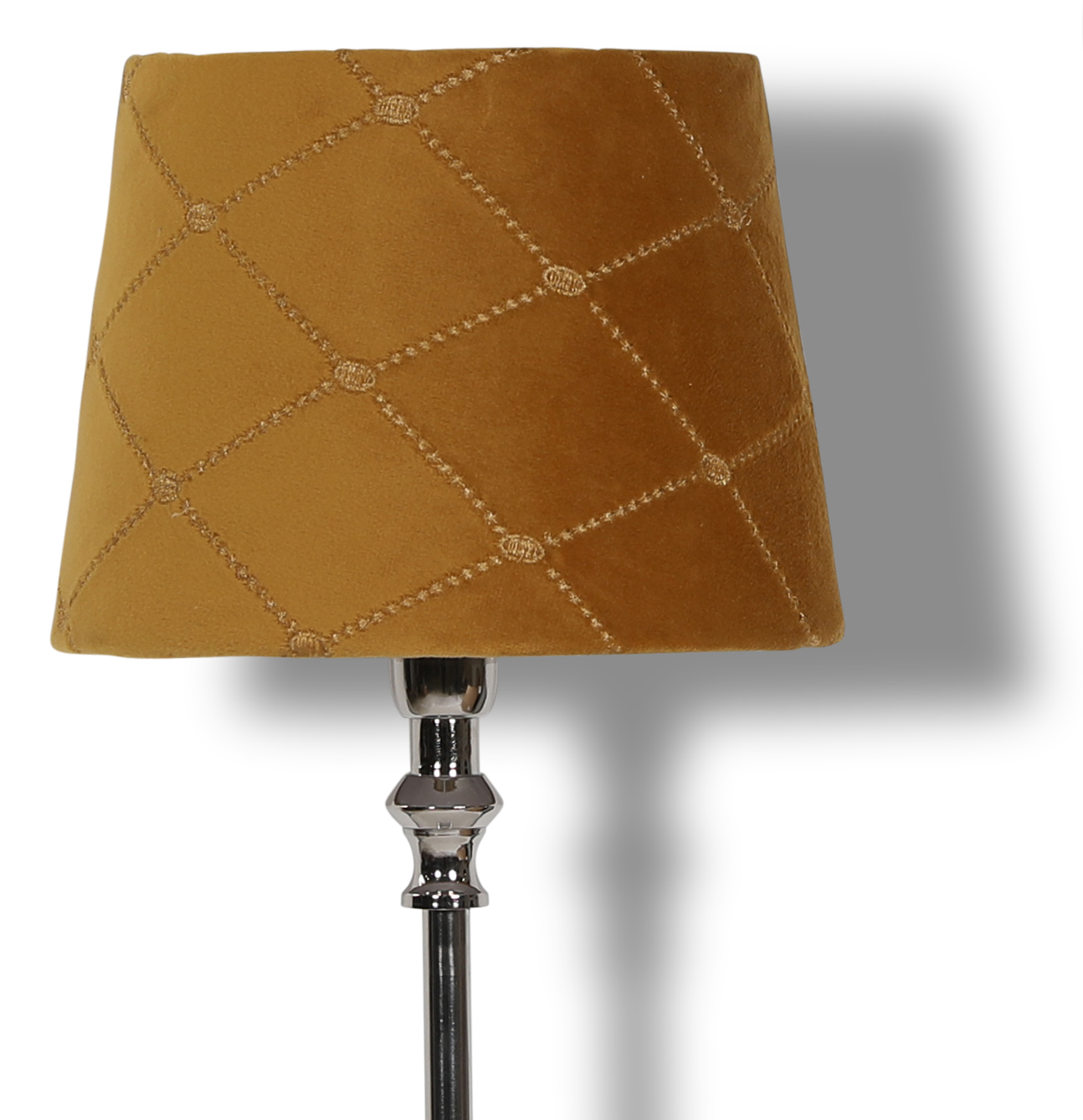 Velvet Diamond lampsk�rm 20 cm - Guld