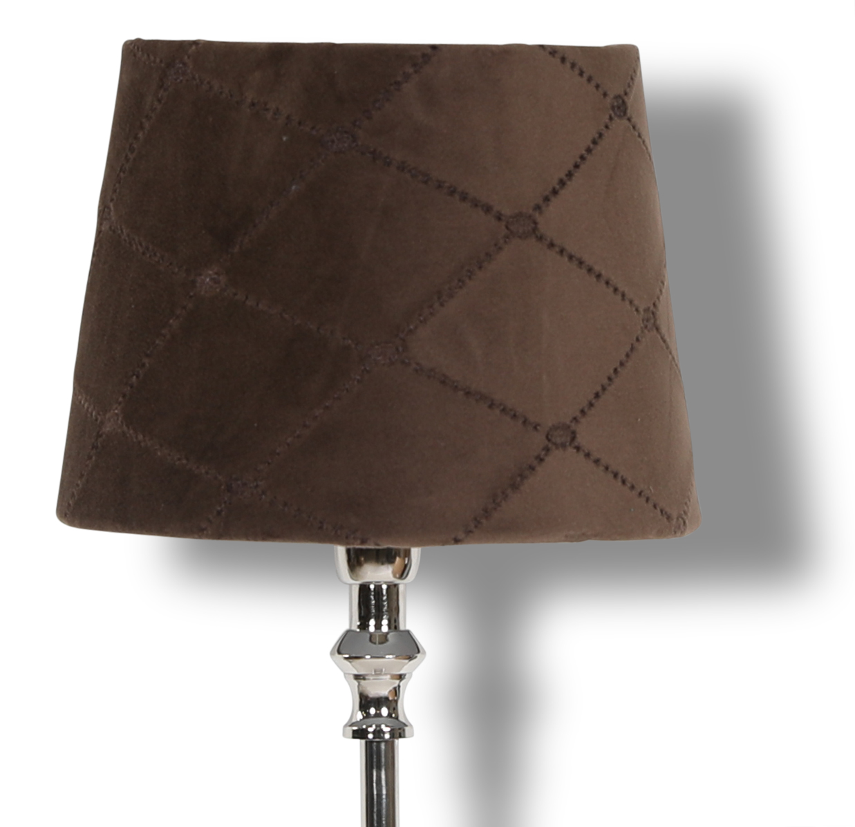 Velvet Diamond lampsk�rm 20 cm - Brun