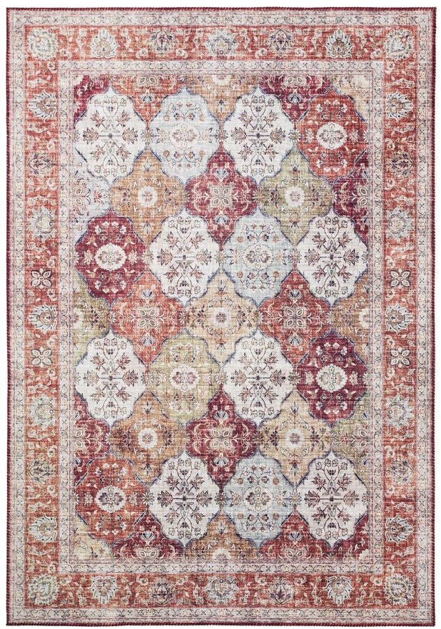 Machinaal geweven vloerkleed Cleo Colourful - Multi